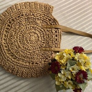 Straw Beach Travel Bag NEW